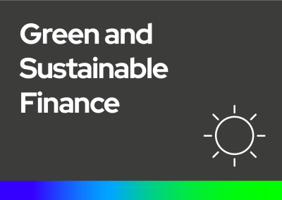 Green and Sustainable Finance
